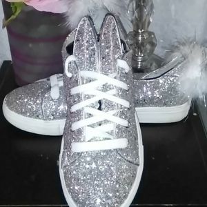 Glitter sneakers bunny ear shoes keds flats loafer